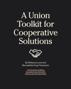 text reads a union toolkit for cooperative solutions 